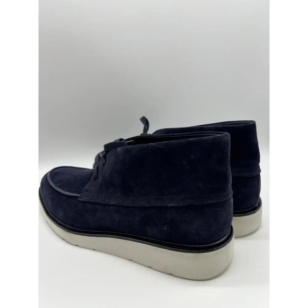 Vince Wayde Suede Chukka Boot Coastal Navy Men's Size 10.5M